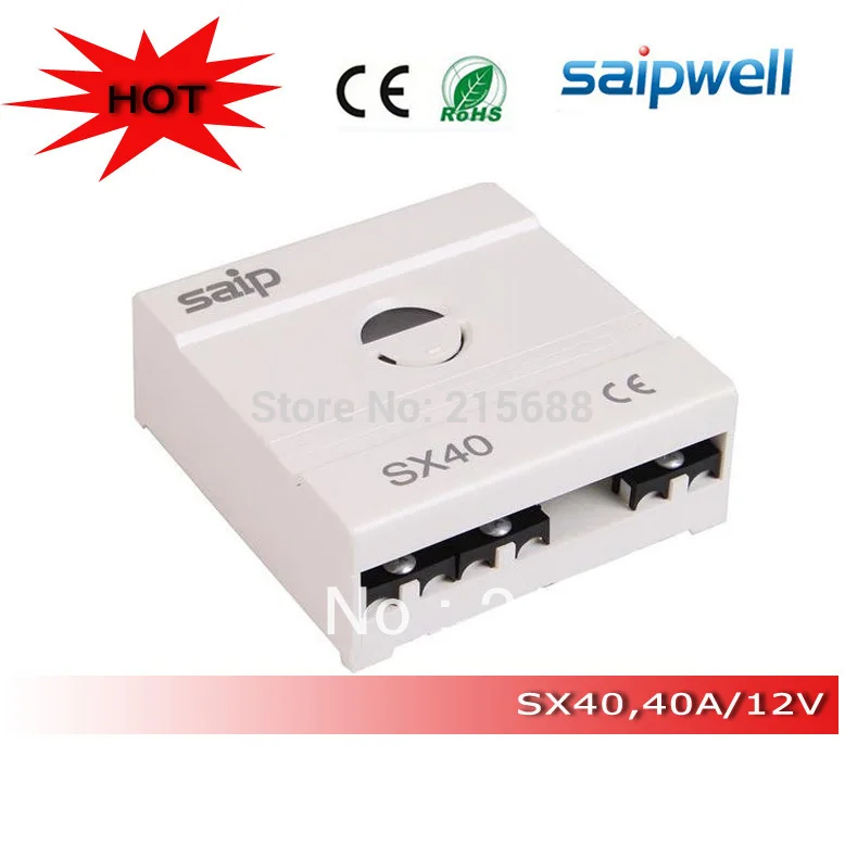 

HOT Sale Saipwell SX/SXN Wind Solar Hybrid Street Light Controller With Nightlight Function 12/24V 40A Type SX40