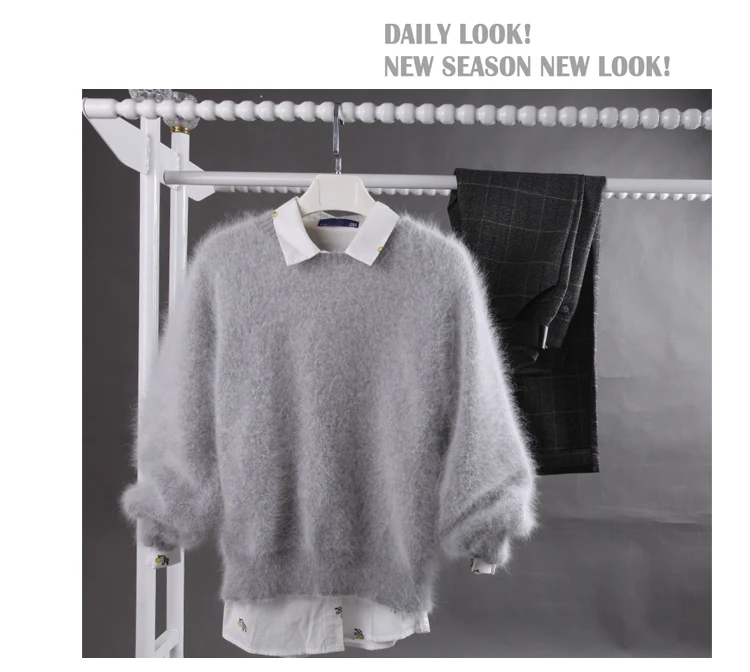

Real mink cashmere sweater pullovers men 100% pure mink cashmere sweater winter pullovers