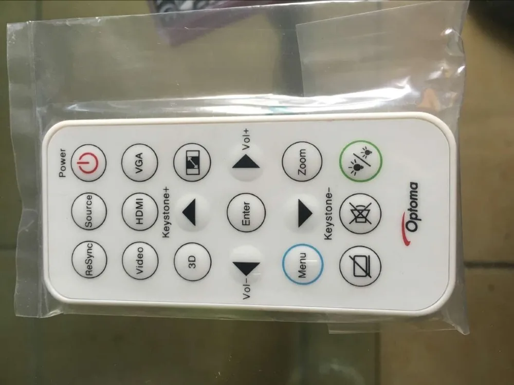 (black logo)Original Optoma Projector Remote Control IR29033 For