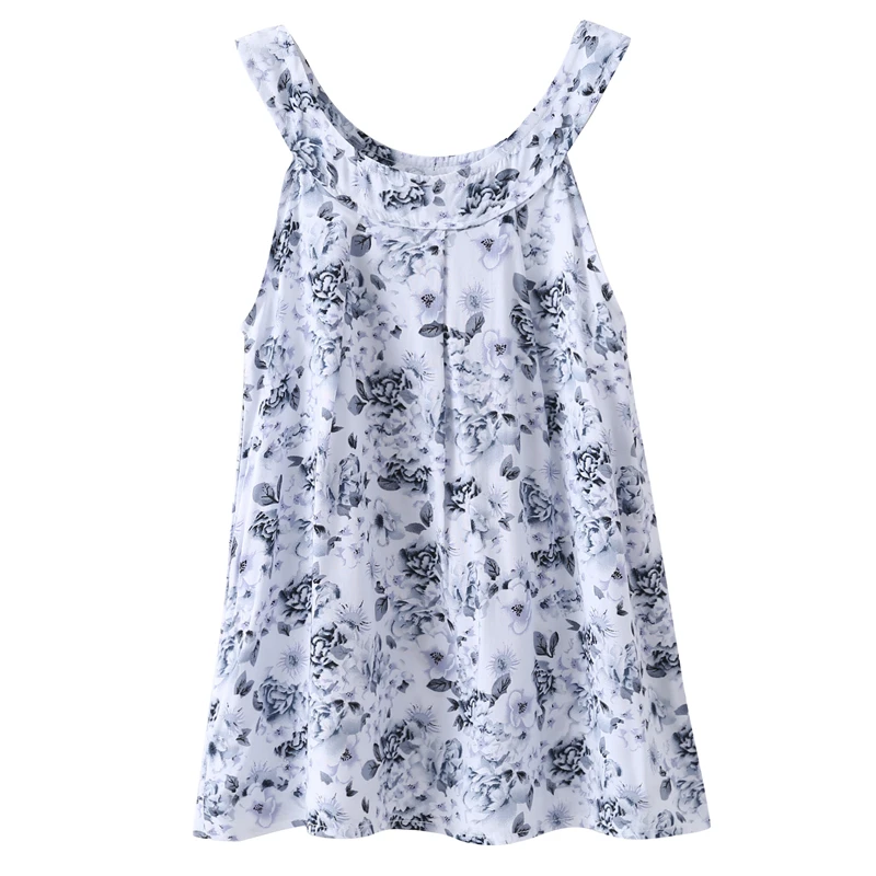 

Cukoe Ink Painting Style Silk and Satin Sleeveless Dress Party Dress For 1-5 Y