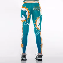 От S до 3xL размера плюс женские синие спортивные Леггинсы с высокой талией ледяные зеленые листья гонки с принтом эластичные спортивные штаны Весна Осень