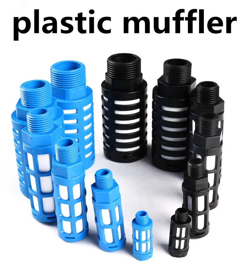 10pcs/lot Pneumatic solenoid valve plastic muffler PSL 04, Thread G1/2