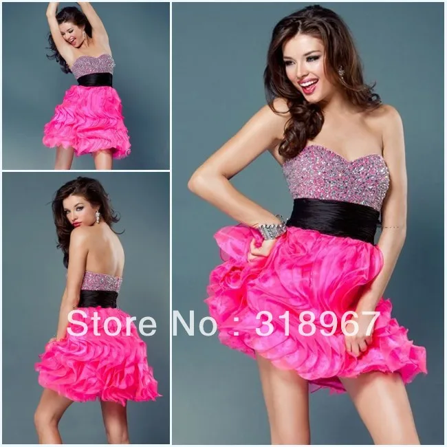 Free Shipping Sexy Strapless Short Sequin Dress Party Dresses | Свадьбы и торжества