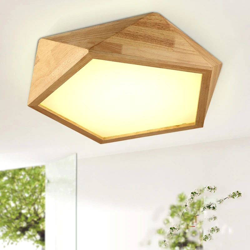 

LED Nordic Nuts Wooden Acrylic Ceiling Lights.LED Ceiling Light.Ceiling Lamp Lamparas De Techo For Foyer Bedroom