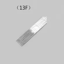 BEAUTY7 50 шт. Нержавеющая сталь Одноразовые стерилизованные 13F иглы(13 без каблука) оптовые поставки татуаж татуировки Советы