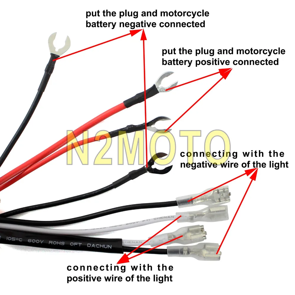 Aliexpress.com : Buy Car Auto LED HID Spotlight Wire Harness 12V 40A Relay 2.5M Fog Light Wiring Loom Harness Kit Fuse Controller Cable from Reliable cable ...