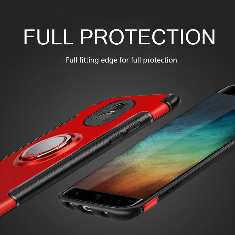 360 кольцевой держатель чехол для XiaoMi RedMi Note4 Note 4 4X глобальная версия Pro Prime