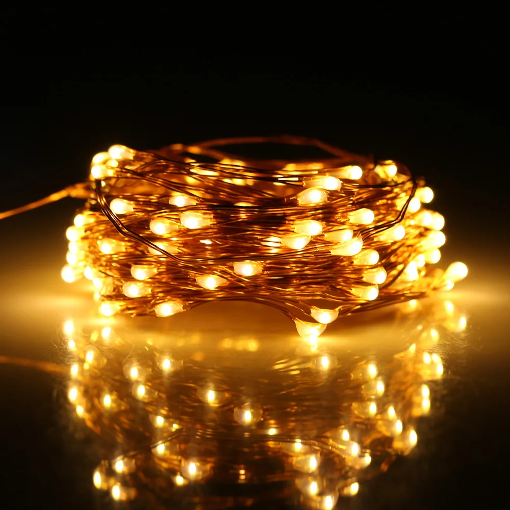 10 м 100LED наружные солнечные лампы светодиоды гирлянды сказочные Праздничные