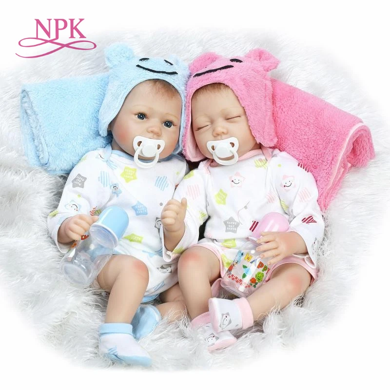 

NPK Reborn Doll With Soft Real Gentle Touch Handmade Lovely Lifelike New Born Baby Diy Toys and Gift Sweet Bebe