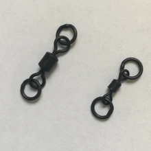 100 x Двойное Кольцо Вертлюги-чод Вертлюги-карп терминал конец снасти для рыбалки