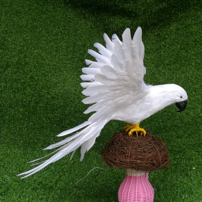 big-wings-parrot-toy-foam-feather-simulation-white-bird-model-gift-about-45x60cm