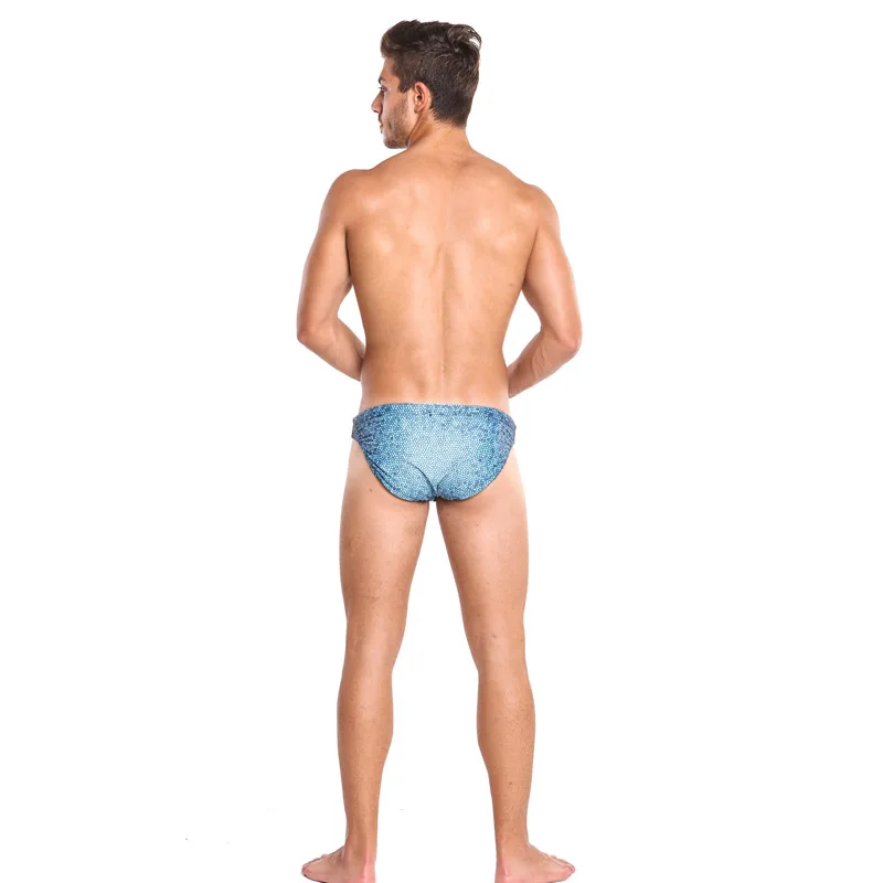 Мужские плавки с мешочком для пениса Taddlee синие низкой посадкой|swimming boxer briefs|briefs