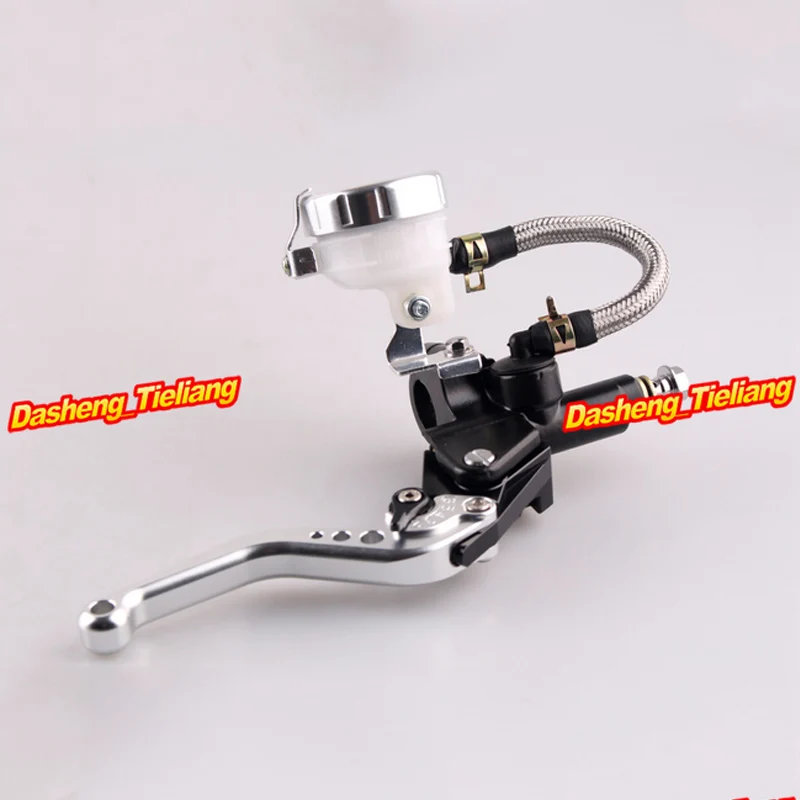 Universal 7/8" 22mm Front Master Cylinder Brake Clutch Levers For Sport Street Bike Silver High Quality