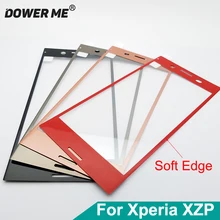 Dower Me 3D изогнутый мягкий край Полный клееный закаленное стеклянный дисплей Защитная пленка для sony Xperia XZ Премиум 5," G8142