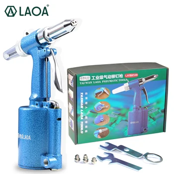 

LAOA Pneumatic Rivet Gun Air Industrial Grade Rivet Gun Hand Riveter Riveting Gun
