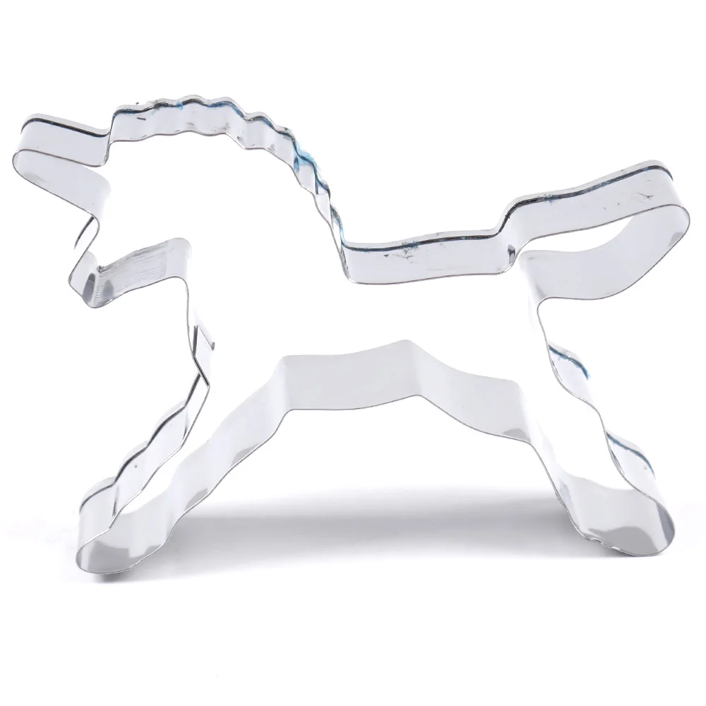 

Unicorn Horse Cookies Cutter Cake Chocolate Fondant Soap Bread Mould Dessert Molds Cake Decorating Biscuit Pastry Baking Mould