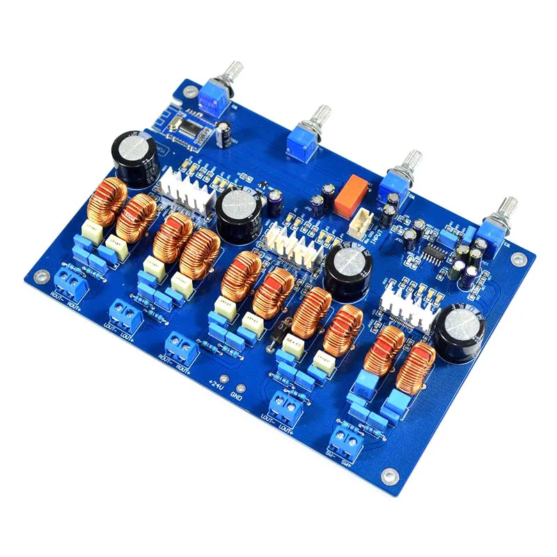 Плата усилителя мощности KYYSLB Audio 4 1 каналов класса D TPA3116 Bluetooth 50 Вт * + 100