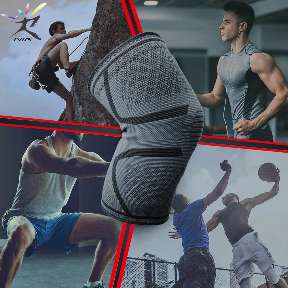 2Pcs Knee Pads Fitness Sports Safety Equipment Kneepad Running Cycling