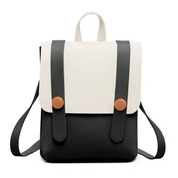

2020 Fashion PU Leather Backpack for Women Mobile Phone Crossbody Book Bags Students Mini Backpack Shoulder Bags Female