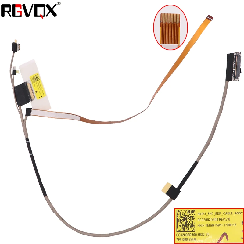 Nappe Vidéo LVDS Pour écran Lenovo Yoga 710-15ISK DC02002F600 30 Pins - Neuf, Générique