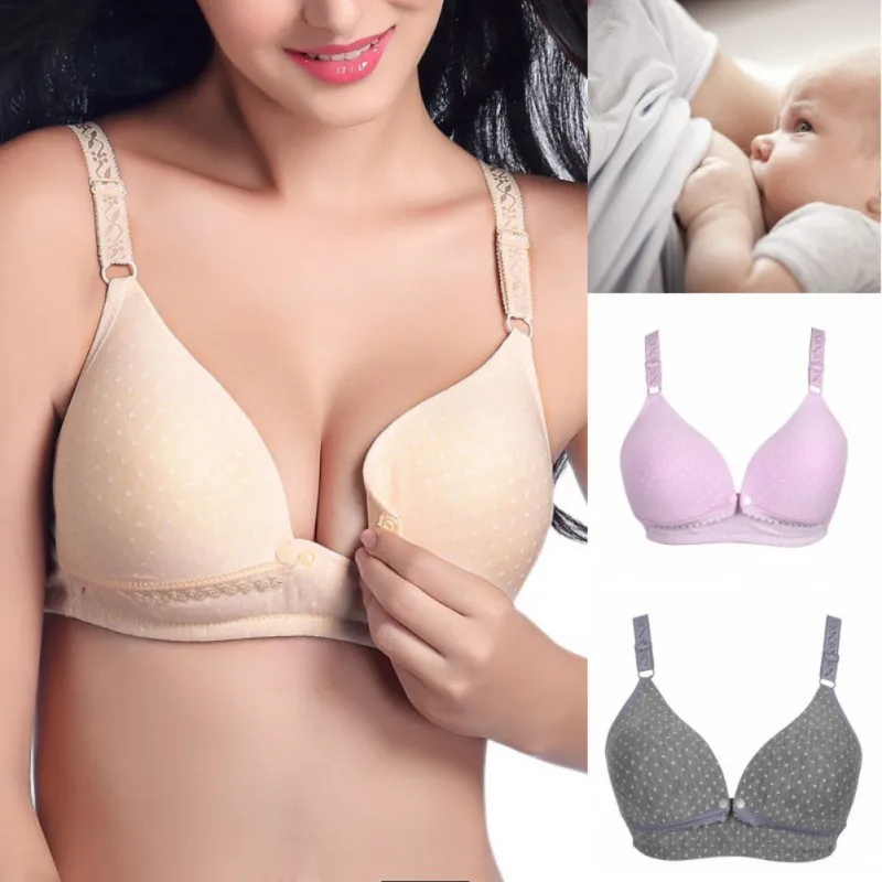 

High Quality Women Maternity Nursing Pregnancy Soft Cotton Bras New Mother Hot Prevent Sagging Soutien Gorge Allaitement Bras