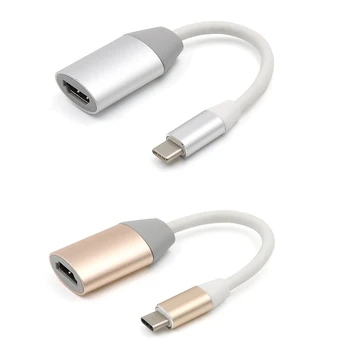 

USB-C 3.1 Type-C to HDMI Adapter Connector Cable 4K Converter for HDTV Signal