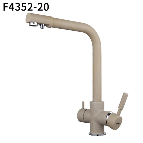 FRAP Kitchen Faucet 5 color brass kichen sink faucet water mixer taps with filtered water mixer cold and hot water tapware - Цвет: F4352-20