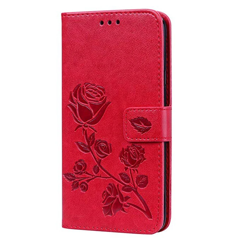 Для samsung A50 чехол Чехол кожаный чехол-портмоне с откидной крышкой чехол для телефона для samsung Galaxy A50 50 A505 A505F SM-A505F A30 A40 A70 - Цвет: MG Red