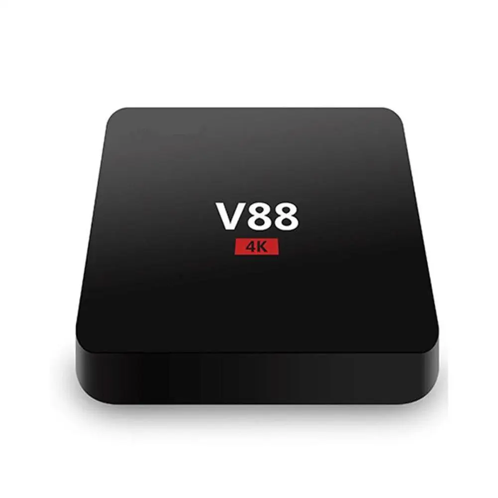 V88 Android Box KD 18,0 ОС Android 7,1 1 ГБ ОЗУ 8 Гб RK3229 четырехъядерный 1080P WiFi HDMI смарт-бокс медиаплеер