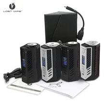 Новые оригинальные Lost Vape Triade DNA250C 300 Вт поле mod работает на тройной 18650 электронная сигарета mod vs паранормальные DNA250C
