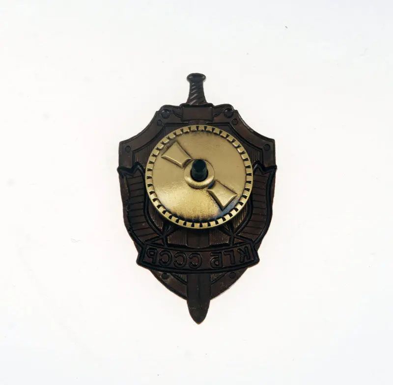 Surplus WWII USSR Soviet Union KGB Sword Shield Communist Honorary Pin Badge - RU005 - Image 3