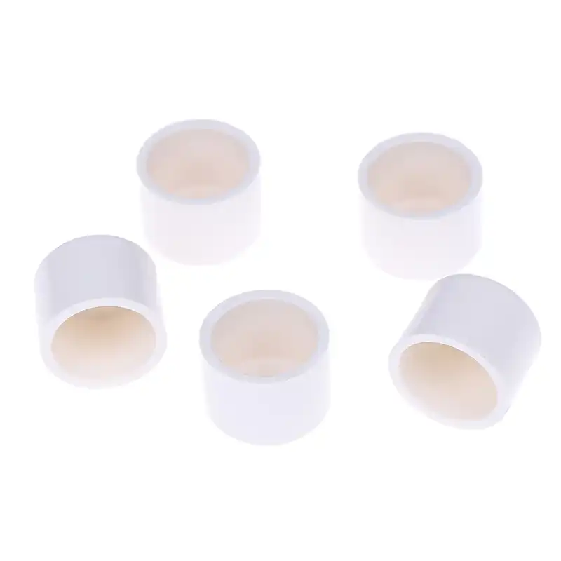 Acoplamiento de Tapa de Tubo de PVC Tapas de Extremo Externo 25mm YOFASEN Cubiertas de Tubo Blanco 6pi/èces