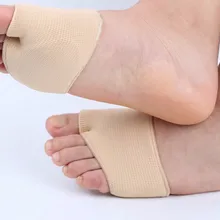 Мяч для ног гель рукав болезненные плюсневой головки Мортон neuromas атрофия подушечка плоский сплав стопы давление рельеф мозоли Уход за ногами