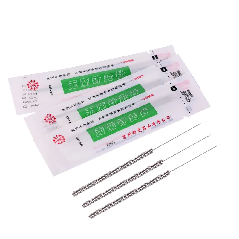 single use disposable acupuncture needles huanqiu sterile acupuncture