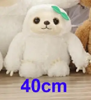 LANTIGER 1PC 40-50CM Cute Anime Stuffed Animals Plush Simulation Baby Sloth Plush Toys Stuffed Doll