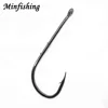 Minfishing 100 PCS Long Double Barbed Fishing Hook Baithold Hook Fishhook High Carbon Steel Sea Fishing hooks ► Photo 1/3