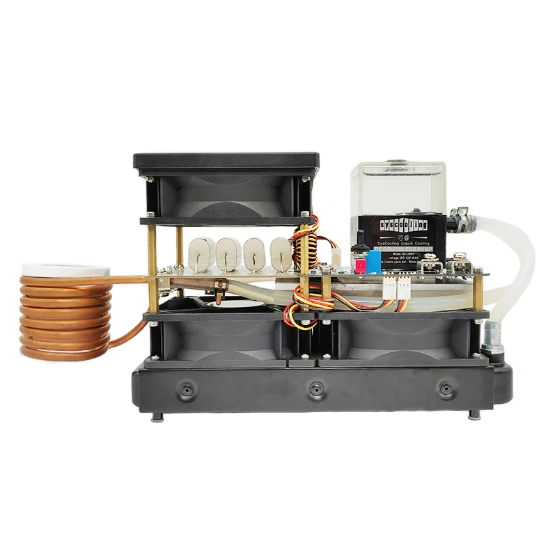 

220V ZVS Induction Heating Machine Miniature gold silver Iron copper aluminum steel melting furnace Metal quenching Tools Y