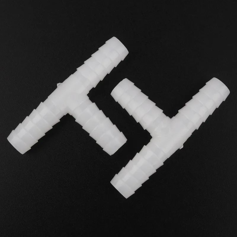 

5pcs/lot 4-25mm PE Plastic Tee Connector Micro Irrigation Hose Pagoda Joints Aquarium Fish Tank Air Pump Aerator Pipe Connectors