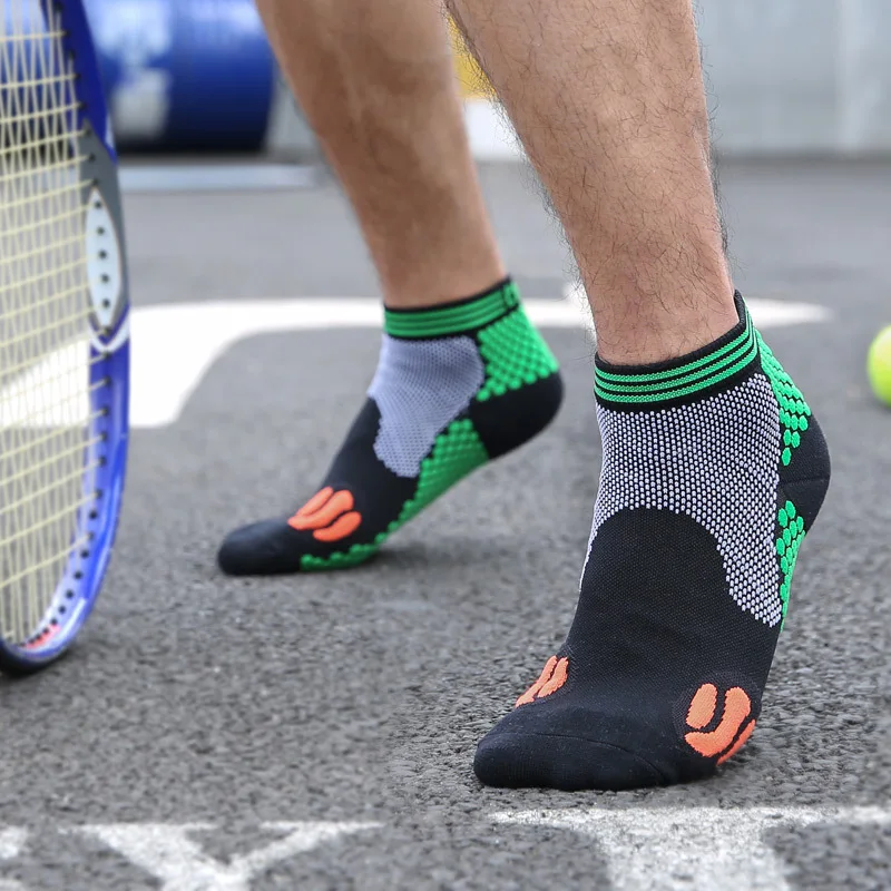 Профессиональные мужские Компрессионные носки, дышащие спортивные носки для бега, 20-30мм рт. Ст., для улицы, противоударные, марафонские, женские, велосипедные носки