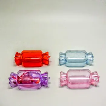 

12*6*3CM Plastic Candy Shape Candy Box Baby Shower Birthday Baptism Party Candy Box