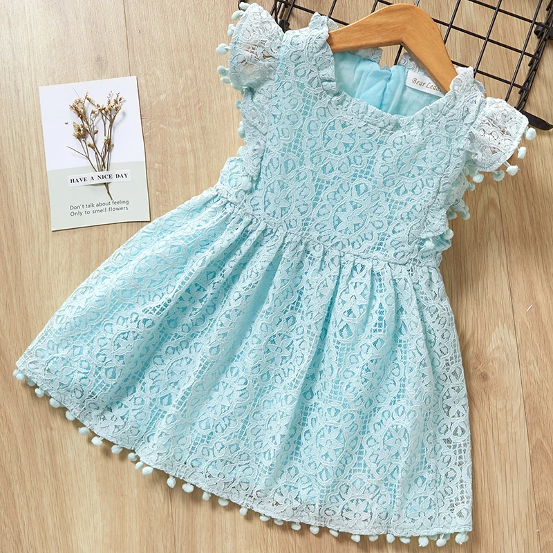 

2019 New baby girl lace dress girls party dress for girl 2-7 years