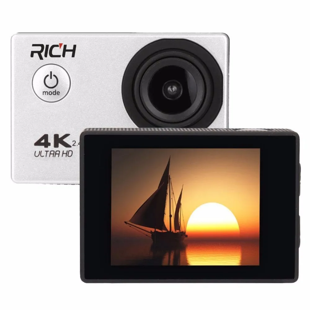 2018 новая Экшн-камера F60R 4K Wifi 16MP 170D Sport DV 30M Go Водонепроницаемая профессиональная
