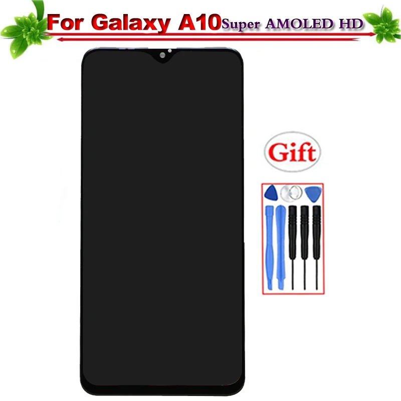 

6.2" Super Amoled for Samsung Galaxy A10 A105 A105F SM-A105F LCD Display Touch Screen Digitizer Assembly Replacement