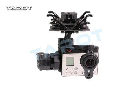 Tarot T4-3D Dual Shock-Absorber Gimbal For Gopro Hero4/3+/3 Double Shock Absorber Gimbal TL3D02  Free Shipping with Tracking