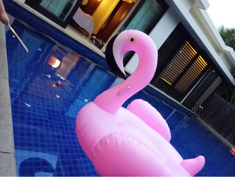Надувной плавательный поплавок Фламинго Розовый фламинго игрушки для бассейна море скамейка вечерние сиденья плавающий Фламинго водные
