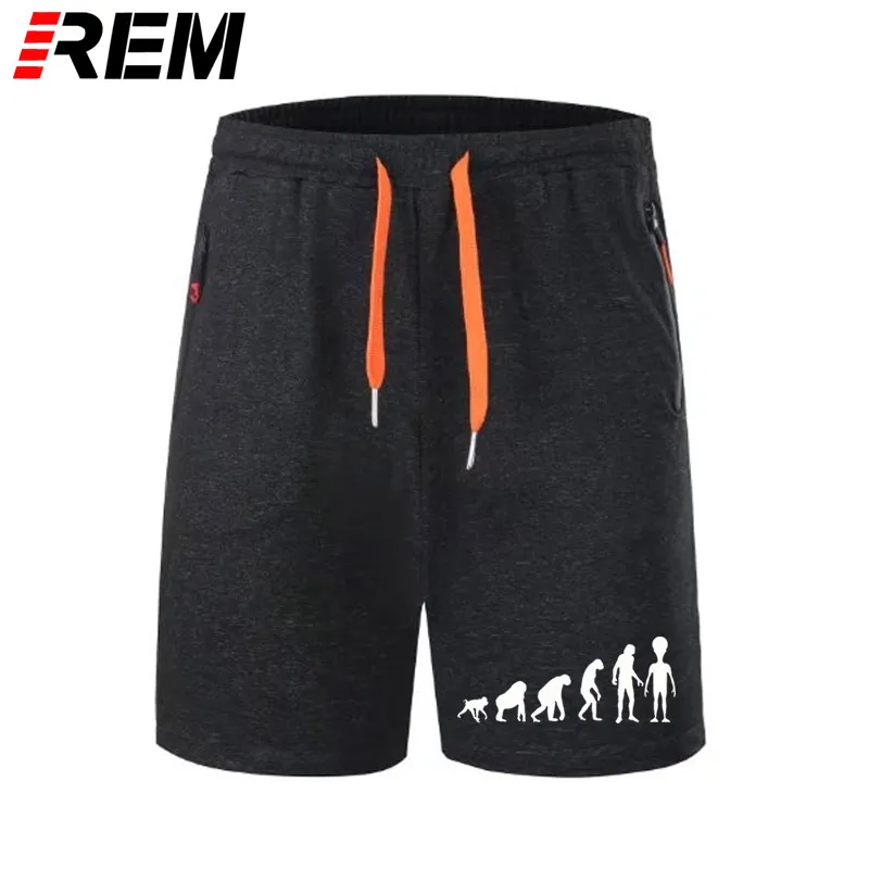 

REM short pants High Quality ET Evolution of Alien Men Cool Printed Short Sleeve Cotton Evolution Men Top panties short pants