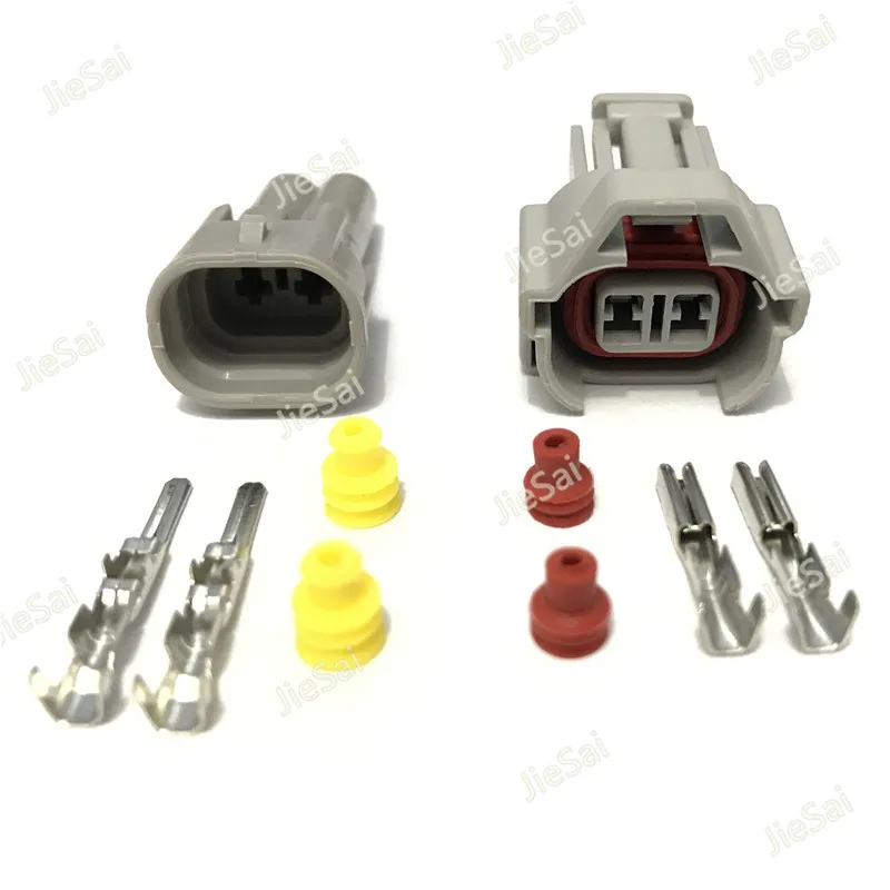 

6189-0060 Nippon Denso 2 Pin Waterproof Male And Female Plug Top Slot Fuel Injector Automotive Connector