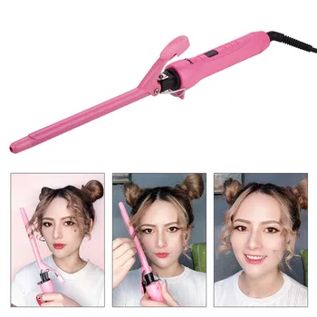 

9/13mm Unisex Rotating Clip Hair Curler Professional Deep Wave Wand Hair Curling Iron Salon LED Digital Ultrathin Styling Tool40
