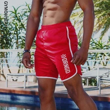 Gymohyah/мужские шорты для фитнеса бодибилдинга, мужские летние спортивные шорты для тренировок, дышащая сетка, быстросохнущая Спортивная одежда для бега, пляжные шорты