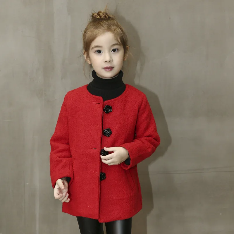 Детское шерстяное пальто зимняя куртка для девочек 6 гцт 034|girl coat|manteau enfantmanteau enfant